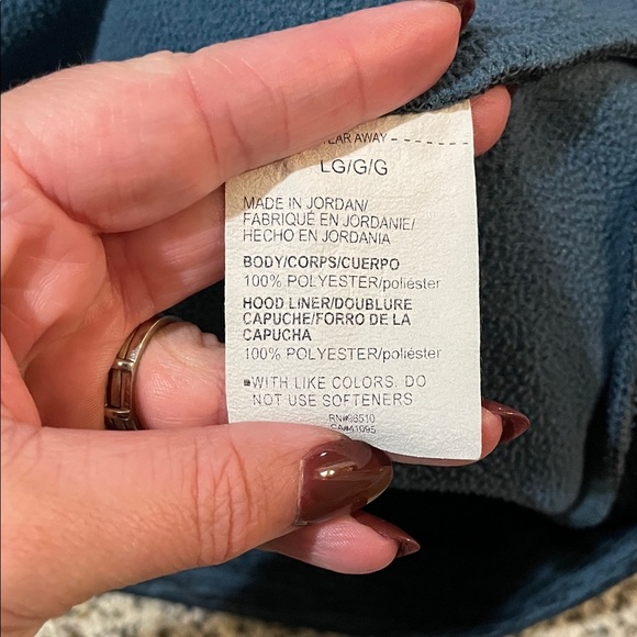 Under Armour Blue and Black Hoodie mens size large - Picture 5 of 5